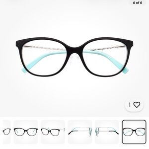 Tiffany & Co. Black and Blue Women's Glasses